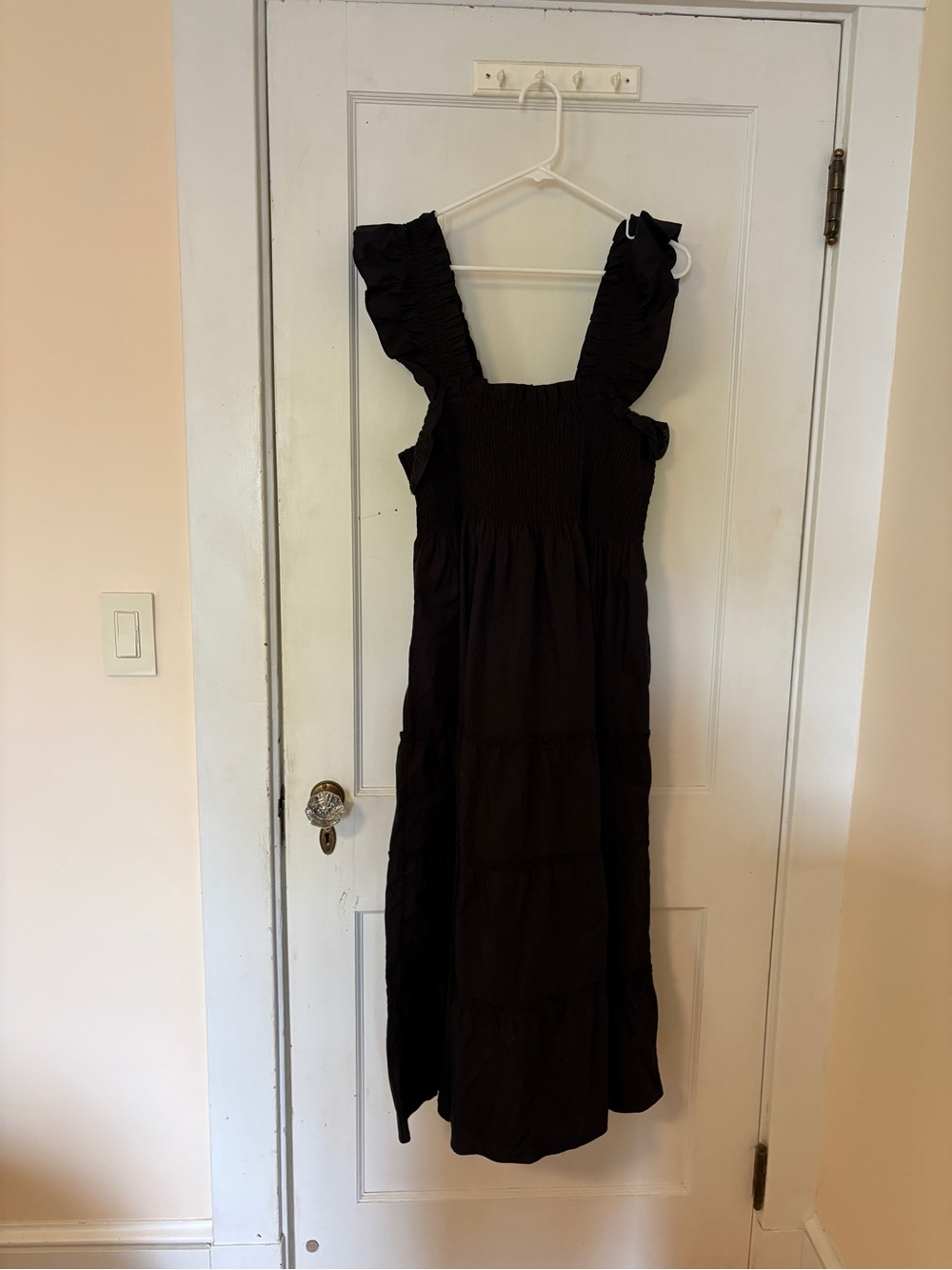 Hill House Ellie Nap Dress Black Poplin
